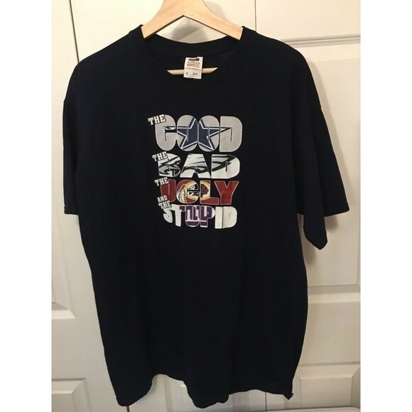 Hanes The Good The Bad The Ugly The Stupid‎ Shirt Cowboys Mashup T Shirt Sz XL - Picture 3 of 5